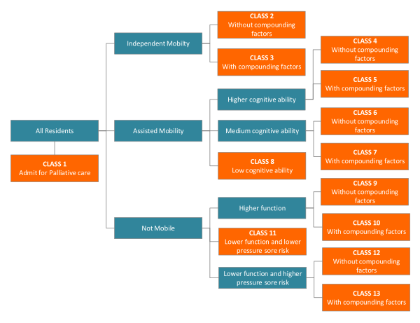 Australian National Aged Care Classification System Flowchart